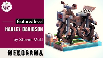 Mekorama - Harley Davidson by Steven Maki, Featured Level, Gameplay, Walkthrough, Dilava Tech