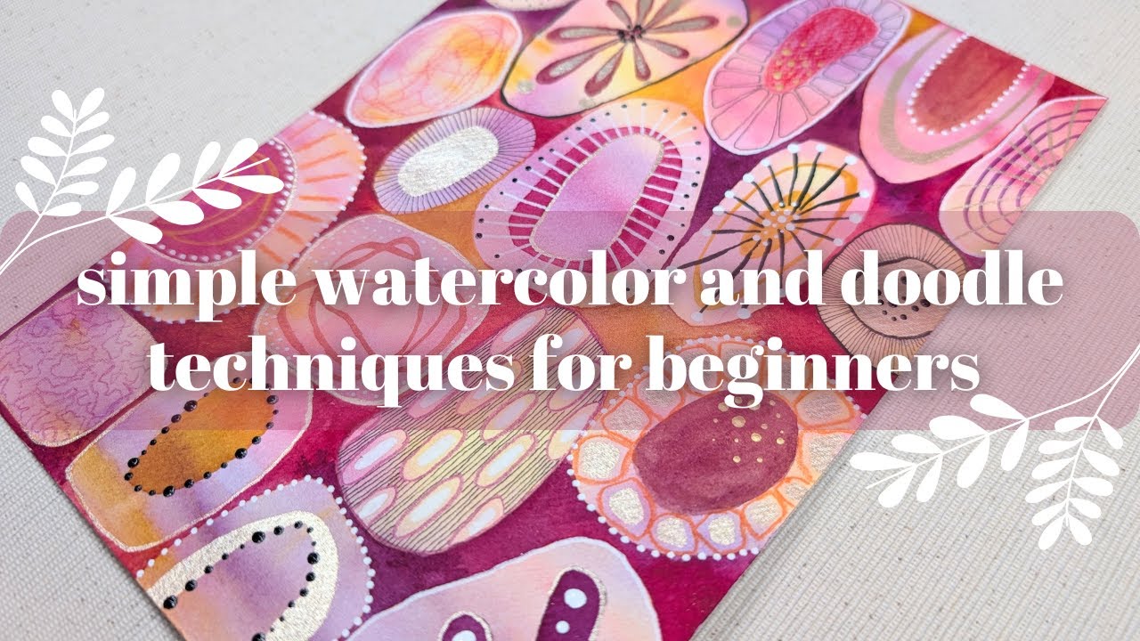 Some Helpful Tips And Tricks For Watercolor Beginners | Mixed Media Watercolor Abstract