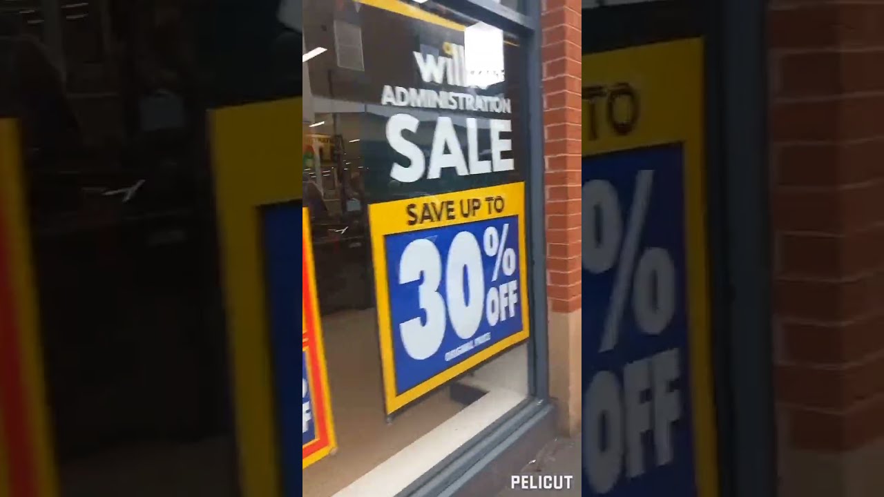 WILKINSON UK CLOSING DOWN SALE WAS I TOO LATE 