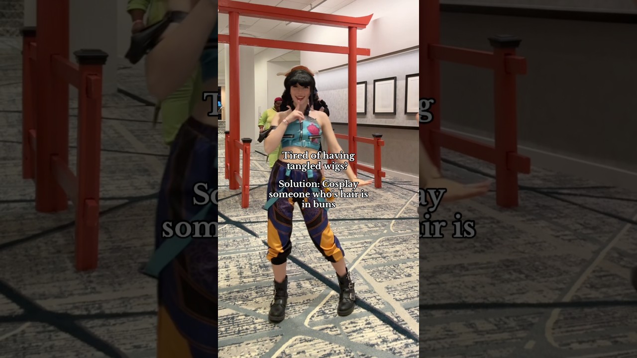 Or if the character doesn’t wear their hair in buns? Now they do! #cosplay #cosplayer #cosplaygirl