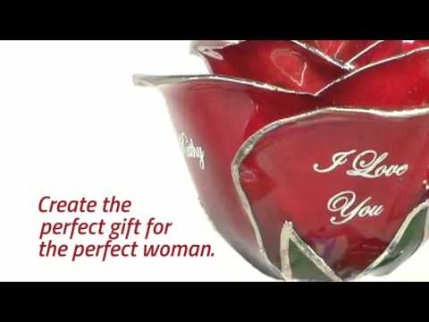 GreenCor Anniversary Gifts for Her, Anniversary Wife, Women – Engraved  Wooden Gift Set 'to My Beautiful Wife' Includes Crystal Engraved Heart, 24K Gold Dipped Rose, Birthday