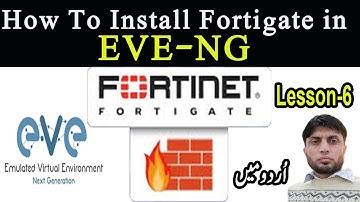 How To Install FortiGate Firewall in EVE-NG | Lesson 6
