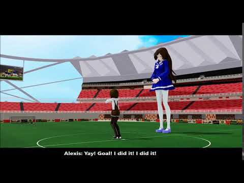 MMD Giantess Short Animation: Alexis's Super Goal!