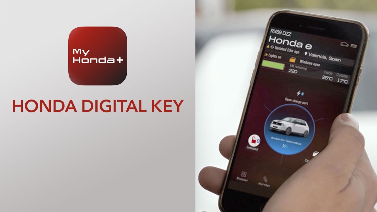 My Honda+ App | Digital Key - YouTube