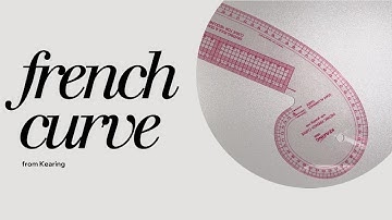 6505 Kearing plastic ruler French curve