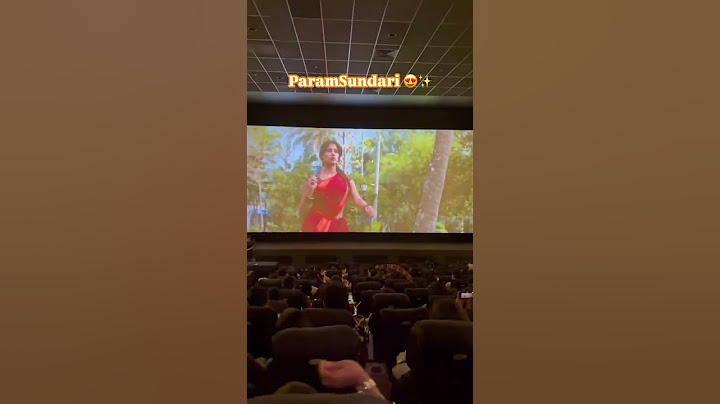 Param Sundari Teaser💥| theater reaction || Siddharth Malhotra ||Jahnvi   Kapoor #paramsundari