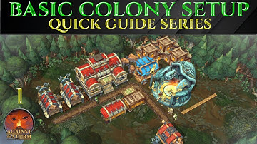 Quick BEGINNERS BASIC SETUP - Against The Storm Guide Ep 1