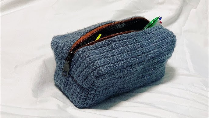Crochet Makeup Bag, Beginner Crochet