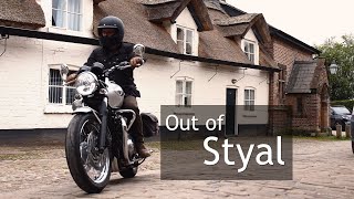 Out of Styal on a Triumph Bonneville T120 - A slow living motorcycle ride around Cheshire