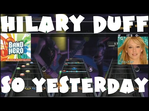 hilary-duff---so-yesterday---band-hero-expert-full-band