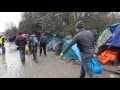Refugee camp Dunkirk, France Sunday morning 2min 52