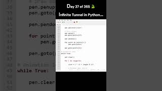 Python Turtle Graphics Look INSANE 🔥 | Day 37 of 365 🐍