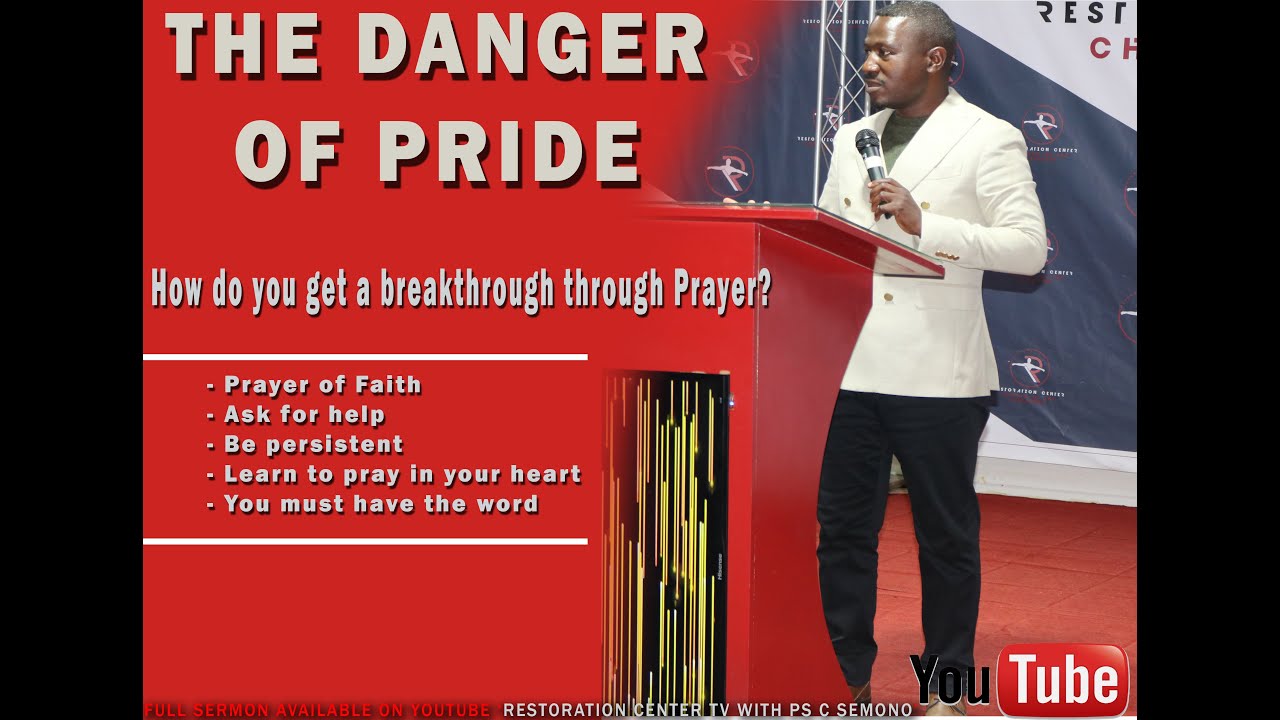 How do you get a breakthrough through prayer? by Ps C Semono