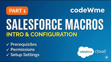 Salesforce Macros Tutorial: Introduction, Prerequisites and Permissions