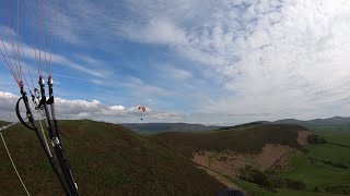 Scenic spring flying on Accre 4K video