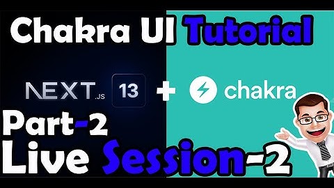 Learn Chakra-UI from scratch | Mobile Menu | Live Session 2 Part-2 | Chakra UI Tutorial