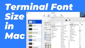 How to Increase Font Size in Mac Terminal | Change Text Size on Mac Terminal