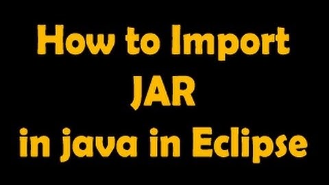 How to Import Jar In Java In Eclipse IDE, Add hibernate, tomcat, spring, mysql jars in Eclipse