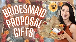 Unique FallThemed Bridesmaid Proposal Gifts