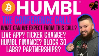HUMBL(TSNP)(HMBL)Conference call expectations? Live App? Ticker change? HUMBL Finance? Partnerships?