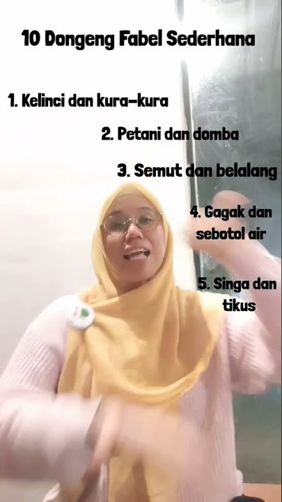 10 Judul Dongeng Fabel sederhana #dongeng #kakindri #pendongeng