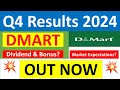 Dmart q4 results 2024  dmart results today  dmart share news  dmart share  avenue supermarts