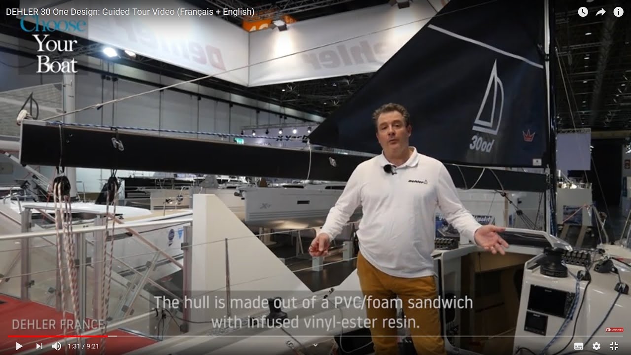 Visite privée du DEHLER 30 OD - Choose your boat - Evasion yachting
