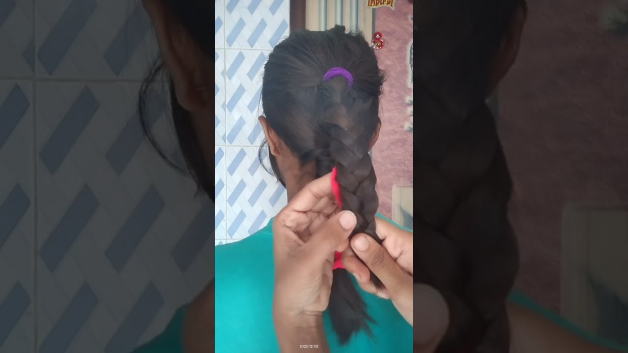 Easy Hairstyle | Very simple Sagar | perfect Sagar | Sagar choti hairstyle  | french braid - YouTube