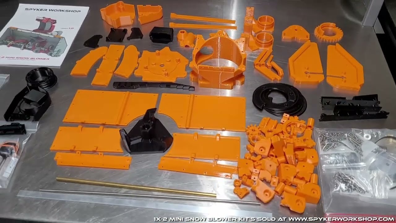 Spyker Workshop - 1X-2 Mini Snow Blower - Assembly Instructions