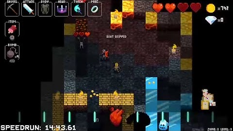 Crypt of the Necrodancer - All Zones - Monk