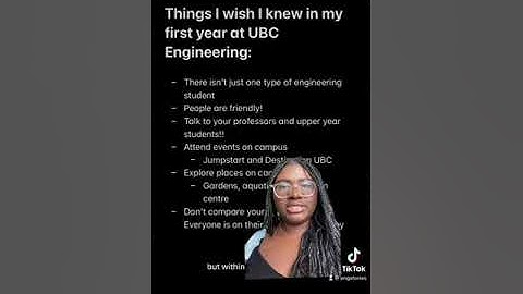 Things I Wish I knew in my First Year at UBC Engineering