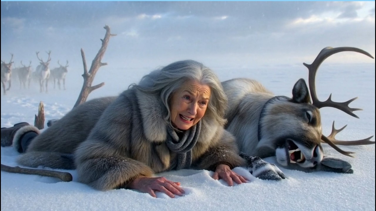 ‎🔥 Old Woman Saves Reindeer From Wolves ||Russian story ||Siberia