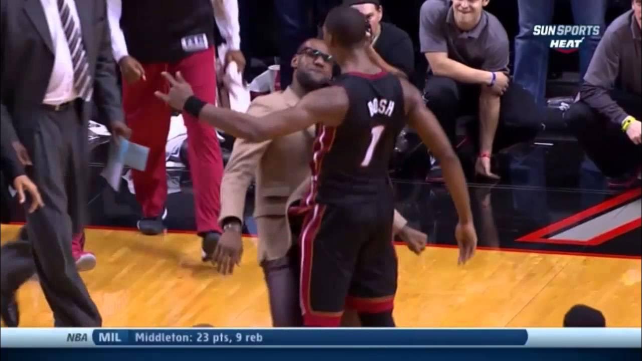 Chris Bosh saves LeBron-less Heat against Blazers