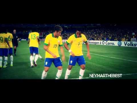 Neymar e Robinho dança Sarra Pra Esquerda Sarra Pra Direita