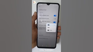 Redmi 12C Battery Percentage Setting#foryou #viral #shorts #video #uzzol_technology