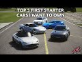 Top 5 First Starter Cars I Want To Own IRL