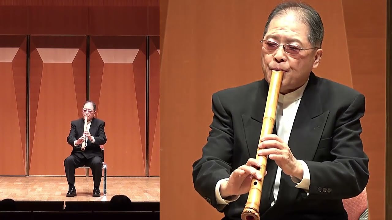 峰の月（流祖中尾都山作曲） - YouTube