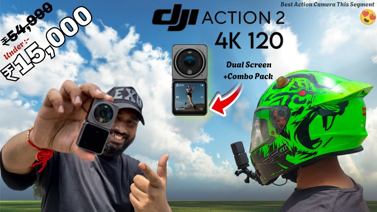 DJI Action 2 | Unboxing & Depth Review 🔥 | Moto Vlogging , Audio , & Camera 📸 , Stabilization Tests 
