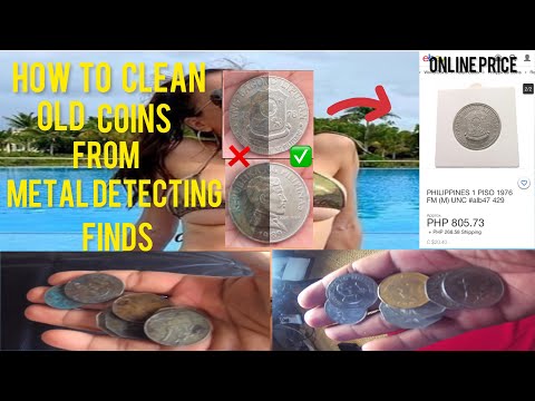 How To Clean Old Coins,. From Metal Detecting Finds 2021