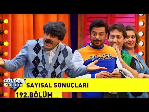 Güldür Güldür Show 192.Bölüm - Sayısal Sonuçları