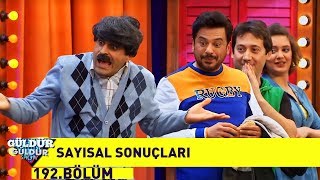 Güldür Güldür Show 192.Bölüm - Sayısal Sonuçları