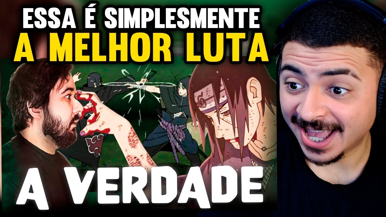 KAMUZ REAGE: DISCUSSÃO SAUDÁVEL ENTRE IRMÃOS | SASUKE VS ITACHI | NARUTO | ZÉ RENACHO