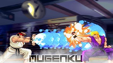 Epic Parry? Ryu Spamming Hadouken vs Daigo Ken Parry! Street Fighter MUGEN Multiverse