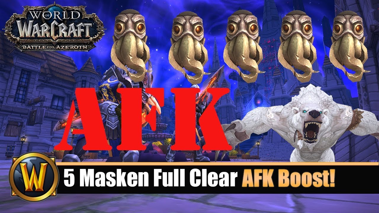 5 Masken Full Clear AFK Boost! - Horrific Visions SW