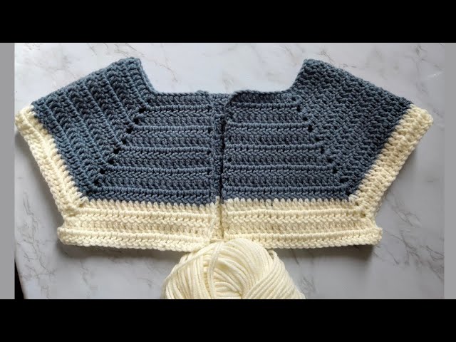 Crochet Square Yoke to Your Desired Size 