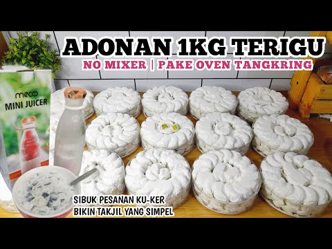 Resep Putri Salju Pandan 1 Kg