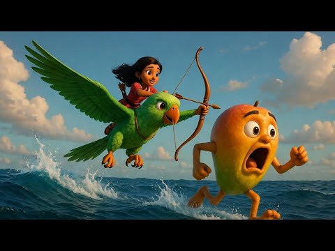 Tota Main Tota 🦜 Hare Rang Ka Hota | Mithu Mithu Kids Song | Nursery ...
