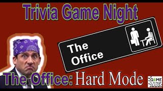 Trivia Game Night: The Office Hard Mode - w\/ Game Vine