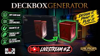 Deckbox Generator LIVE #2 New Features & Even More Customization! screenshot 5