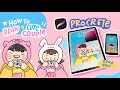 HOW TO DRAW A CUTE COUPLE (PROCREATE VLOG)